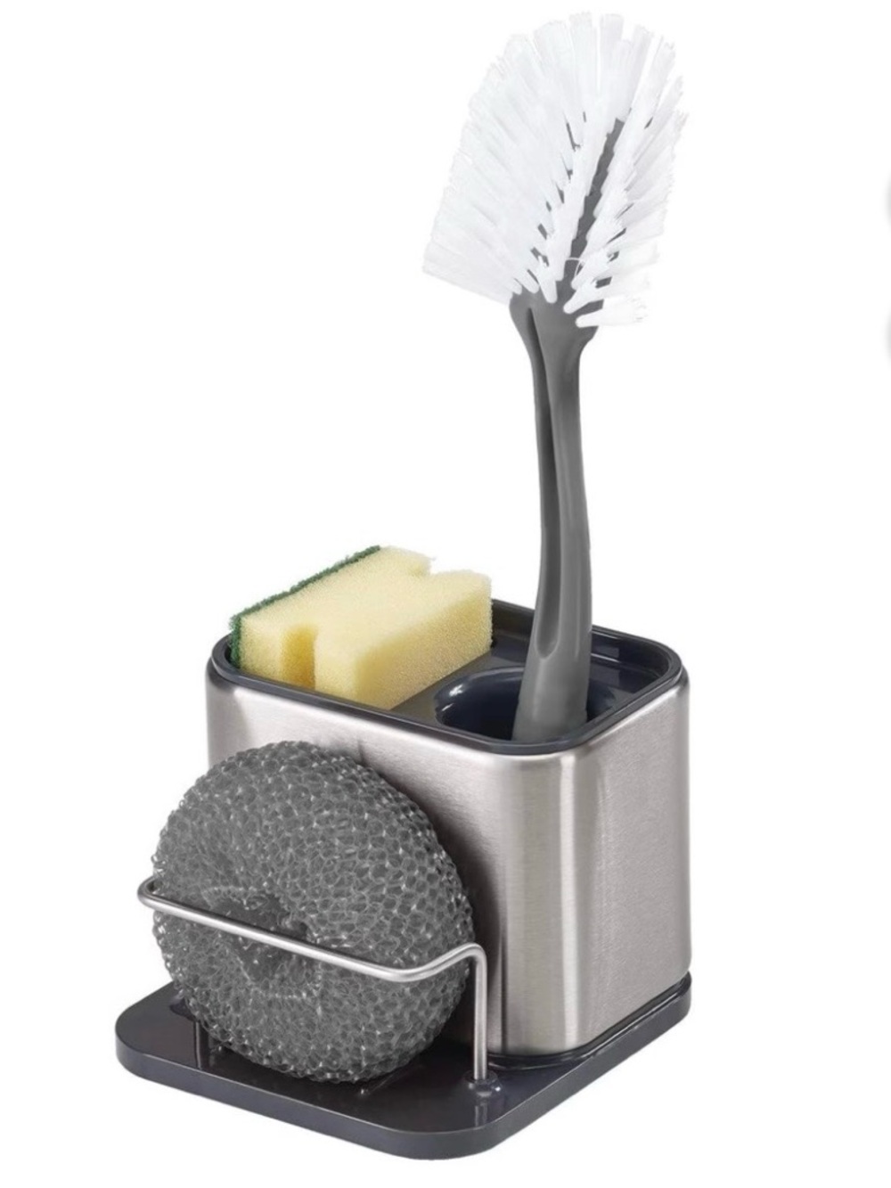 Joseph Joesph Surface Stainless Steel Sink Caddy and Presto Hand Soap Dispenser